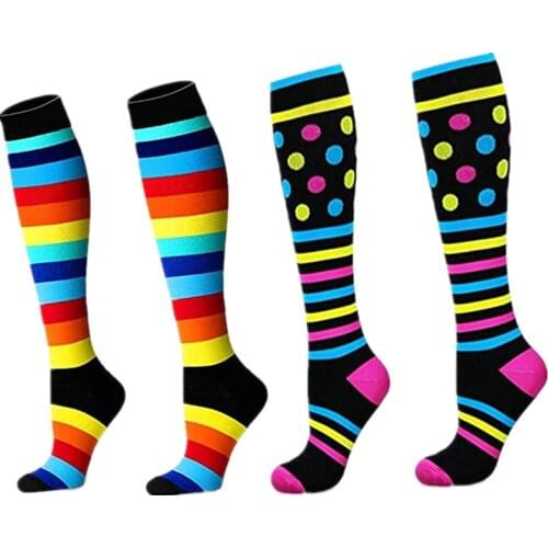 Antifatigue Unisex Compression Socks 15-30 MmHg Fit Running,Nurses,Flight Travel & Maternity Pregnancy -Boost Stamina Socks