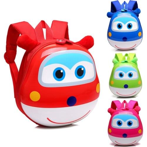 New Super Cute Wings Kid School Bags Cartoon Character 3D Style Children Backpacks Kindergarten Girls Boys Baby Backpack