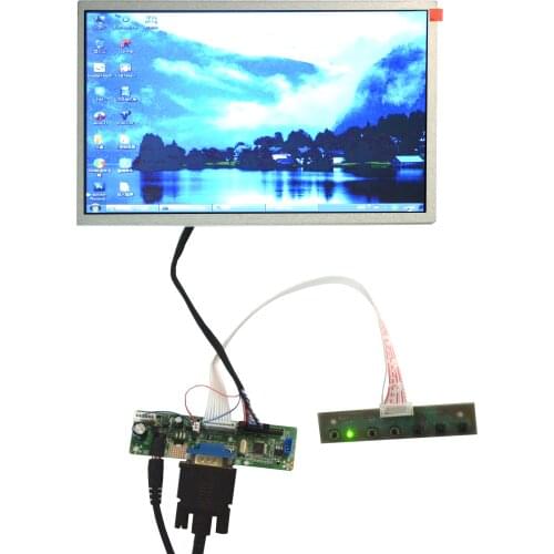 VGA LCD Controller Board DIY Kit HSD100IFW1-A00 1024x600 30Pin LED Screen Panel