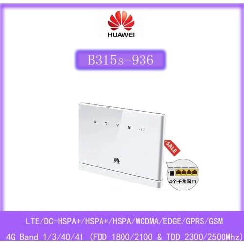 Unlocked Huawei 4G Wireless Routers B315 B315s-22 b310s-22 3G 4G CPE Routers WiFi Hotspot Router with Sim Card Slot