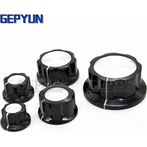 5Pcs MF-A01 MF-A02 MF-A03 MF-A04 MF-A05 Potentiometer Knob WH118/WX050 Rotary Switch Electronic 6mm Gepyun