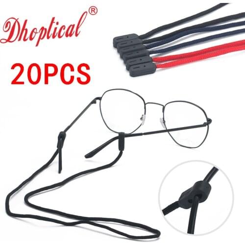 20 Pcs Eyeglasses Cord Sports Cord Avoid Glasses SLIP Eyewear Rope By Dhoptical