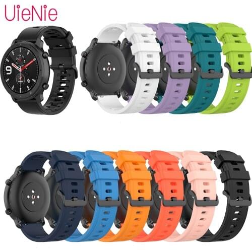 22mm Silicone Band For Huami amazfit GTR 2e/GTR2 Bracelet Replacement Watchband For Huami amazfit GTR 47mm Buckle Silicone Strap