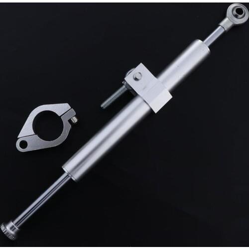 13" Steering Damper Motorcycle Universal Aluminum Stabilizer Linear Adjustable