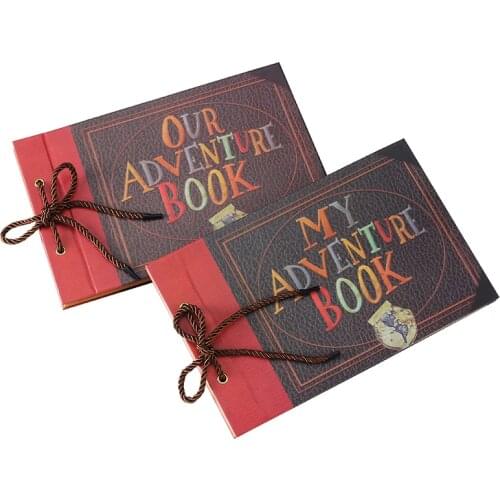 Vintage 40 Pcs/ 80 Pages Kraft Paper Sheets Card Baby DIY Adventure Book Album Handmade DIY Photo foto Scrapbook Photo Album