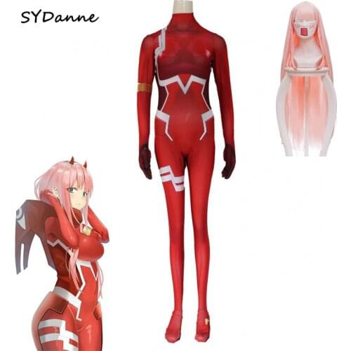 Darling Sexy Cosplay 02 Zero Two Cosplay Costume for Women Halloween Costume Christmas Carnival Tight 3D Printing Bodysuit
