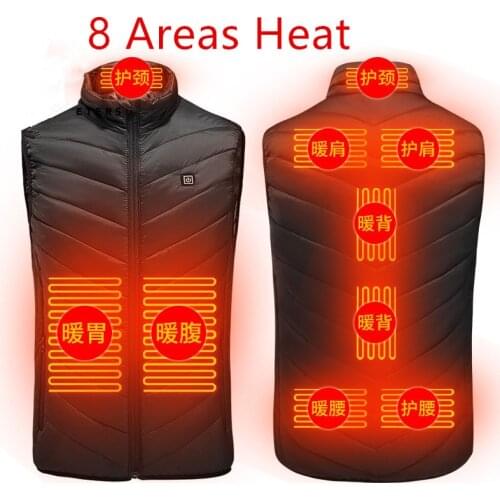 Heated jacket USB charging smart heating New men and women heating vest constant temperature electric heating vest jacket SP89