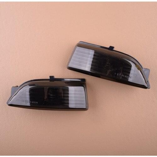 1 Pair Car Wing Smoke Lens Rear View Mirror Light Lamp Cover Fit for Ford Everest Ranger T6 XL XLS XLT Pickup 2012 2013