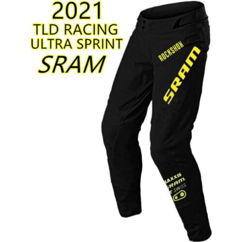 2021 SRAM TEAM VERSION TLD RACING SPRINT ULTRA Bike Pant SRAM Mountain Bike Pant XC Cycling Pant ROCKSHOX Racing BMX MTB Pant K