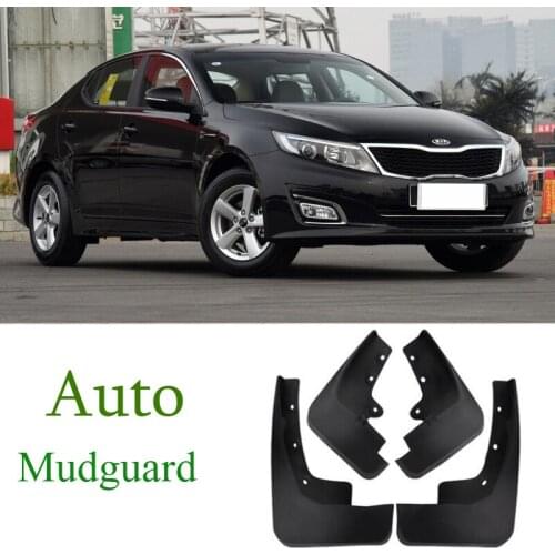 Car Front Rear Mudflaps Mudguards Fender Flares Splash Guards Mud Flaps For KIA K5 OPTIMA 2014 2015 Front Rear Fenders 4Pcs