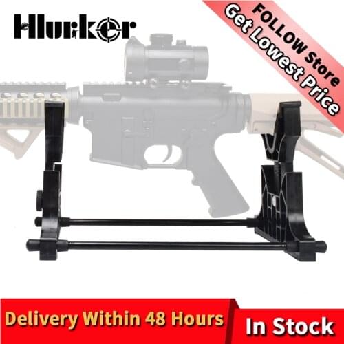 Hlurker Tactical Rifle Gun Rack Cradle Holder Maintenance Display Cleaning Bench Rest Wall Stand For Shooting Accessories