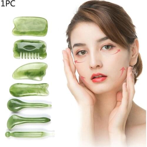 1PC Natural Stone Gua Sha Board Facial Massage Chinese Medicine Board Scraping Tool Relaxation Body Massage Acupoint Body Care