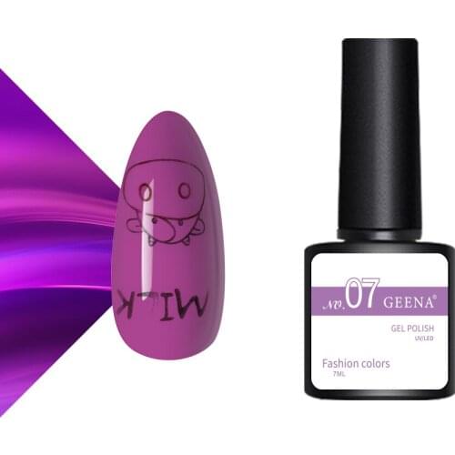 Geena Nail-Gel-Polish Glitter Varnishes Nail Polish Nail-Art Semi-Permanant Gel Polish