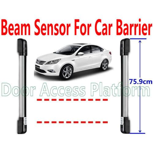IR Sensor Installed on Car Barrier Gate 2 Light Beam Fence Detector Alarm 2 Beams Vehicle' Barrier Gate Alarm Detector 10 Meters