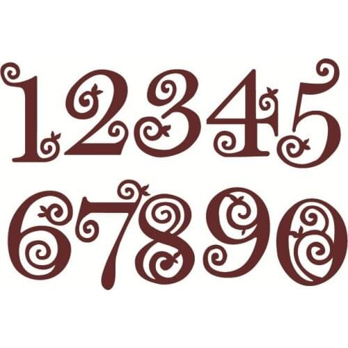 Circle Lace Numbers Metal Dies Scrapbooking Metal Cutting Dies 2018 Craft Stamps die Cut Embossing Card Make Stencil Frame