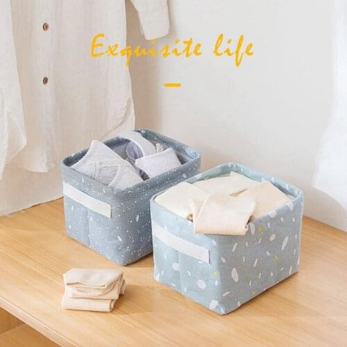 Sunshine snowflake series Desktop Storage Basket Sundries Underwear Toy Storage Box Cosmetic Book Organizer Laundry Basket