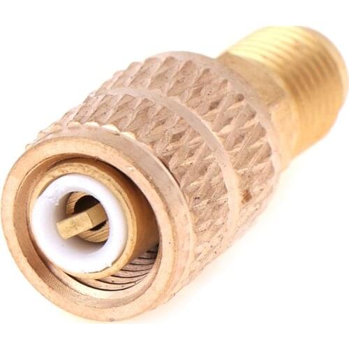 New 1pcs 5/16" SAE Female To 1/4" Male For R410a R22 Gauge Hose Vacuum Pump Adaptor