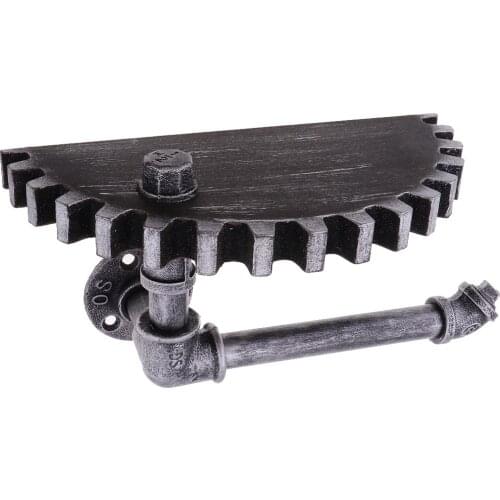 Galvanized Tube Half Segmented Cup Wheel Lavatory Tissue Holder