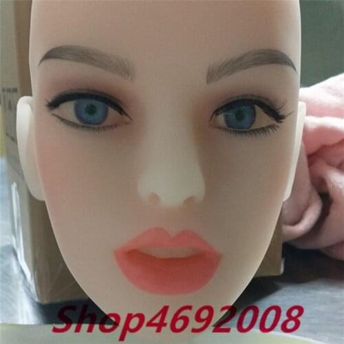 Sex Doll Head of Love doll Oral sex Lifelike woman realistic TPE mouth with skeletont Display sex toys Masturbator