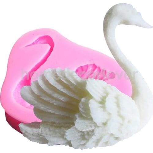 Silicone Cake Mold Fondant Mould Decorating Ice Baking Tool DIY Swan