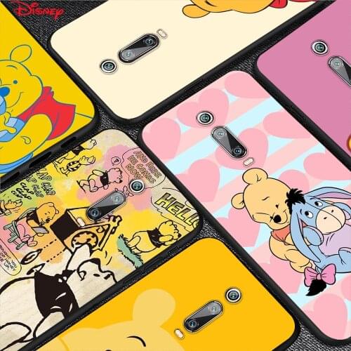 Winnie The Pooh Silicone Cover For Xiaomi Redmi 9T 9 9C 9A 9AT 9i 8 8A 7 6 Pro 7A 6A 5 5A 4X Plus Phone Case