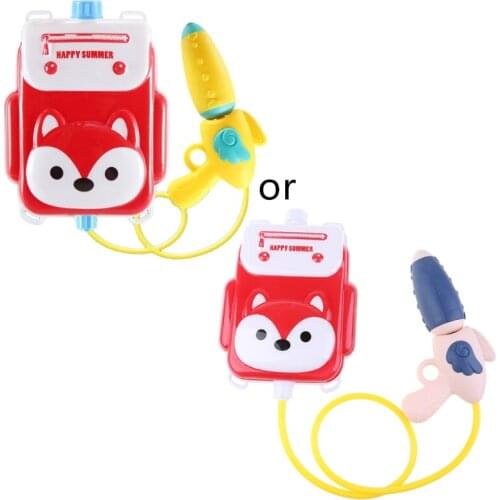 J60B Outdoor Backpack Pull-out Guns Toy Large-capacity Squirt for Toddler and Childrens Playing in Water