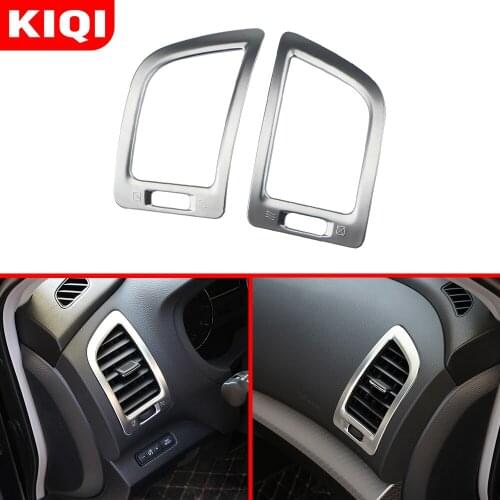 KIQI Interior Air Conditioning AC Vent Cover Trim Fit for Nissan Teana Altima 2013 2014 2015 2016 2017 Air Vent Outlet Sticker