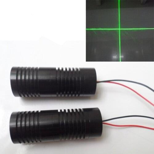 Green cross line laser marking instrument of high power laser light module marking 200MW