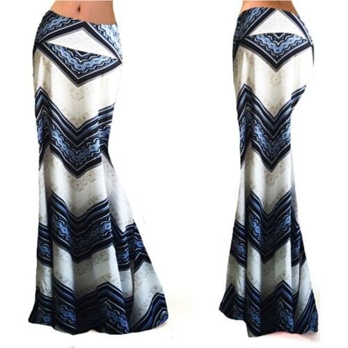 2021 New Spring/Summer Skirt Women Package Hip Skirt Sexy Striped Maxi Nightclub Party Skirts Slit Long Skirts