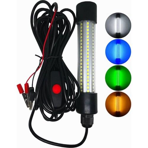 13W LED Trap Lamp Underwater Fishing Attracts Bait Lights Portable Waterproof Attracts Bait Lights for Outdoor Fishing Supplies