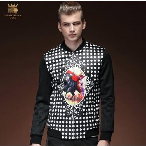 Free Shipping New fashion casual male Mens long sleeved personality Metrosexual black jacket slim spring coat 15005 On Sale