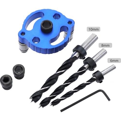 Woodworking Straight Hole Punched Locator Self-Aligning Log Tenon Joint Borehole Locator Building Blocks Center Punch Tool
