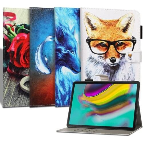 For Samsung Galaxy Tab A 2019 T510 T515 SM-T510 SM-T515 10.1 inch Cover Flip Cartoon funda tablet for samsung galaxy tab a 10.1
