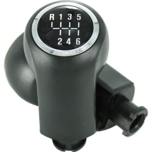 For VAUXHALL OPEL ASTRA H III MK5 CORSA D ZAFIRA B Car Styling New 6 Speed Automatic Gear Stick Shift Knob Lever Chrome