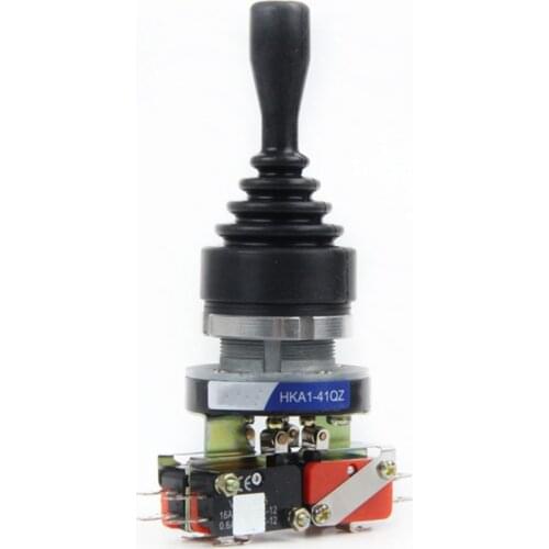 30mm Joystick Switch Momentary 4 Position Rocker Switch latching Spring Return Monolever Cross Wobble Stick Switch HKA1-41QZ QY