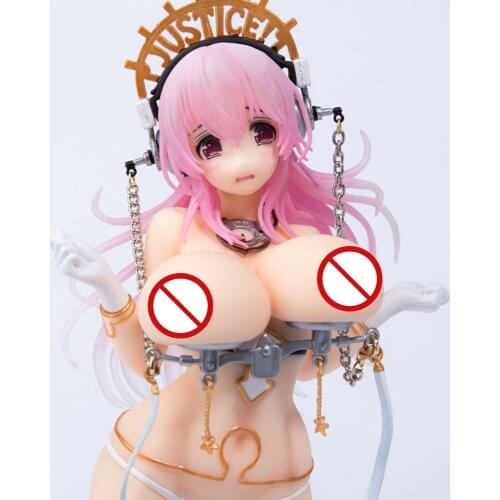 25CM Simulation Anime Sexy DIY SUPERSONICO Figure Action Doll Girls Boys Toys Car Ornaments Model Women Men Birthday Gift Box