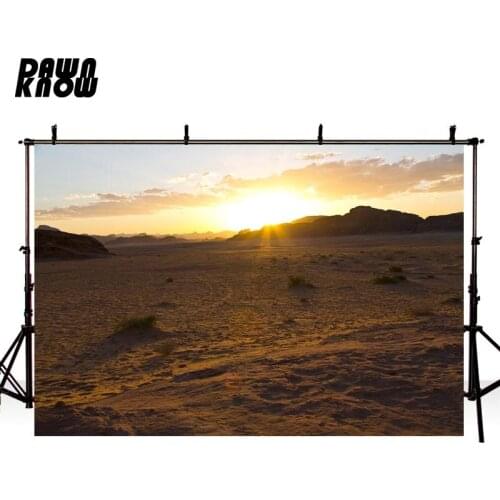DAWNKNOW Sunset Photography Background Wedding Photocall Flatlands Scenic Photographic Backdrop Photo Studio Children lv2623