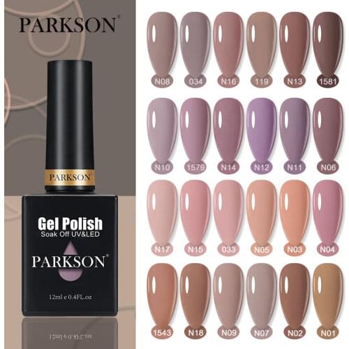 Gel Nail Polish Nude Color Series Semi Permanent Vernis Gellack For French Nails Lacquer Soak Off LED Manicure Nail Art Polish