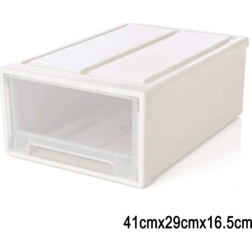 Drawer Type Shoe Box Thickened Transparent Foldable Shoe Storage Box Save Space Plastic Organizers J99Store