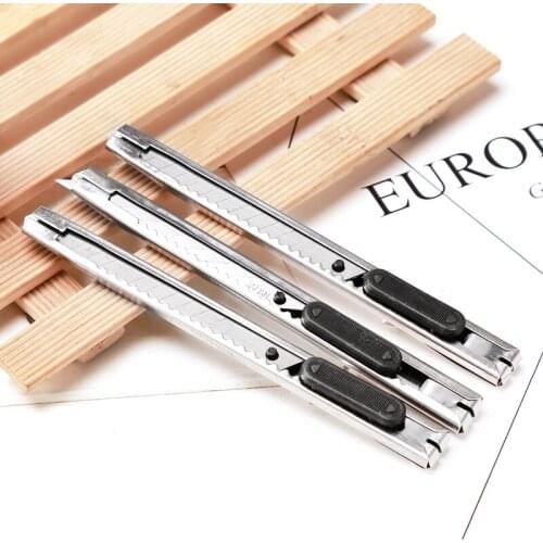 Stainless steel mini art knife student office supplies paper cutter metal letter-breaking tool metal tools wholesale