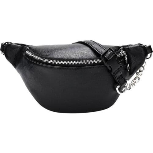 New Women Waist Bag Fashion Leather Travel Waist Fanny Pack Bum Bag For Lady Money Belt Wallet Key Card Pouch