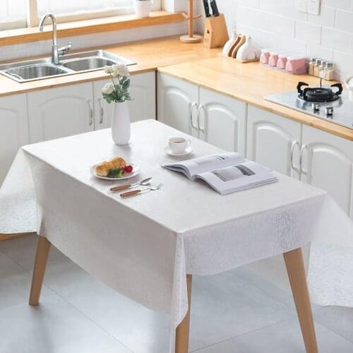 Disposable tablecloth PE thickened home waterproof table set anti-hot anti-oil wash-free tablecloth Party birthday table cloth