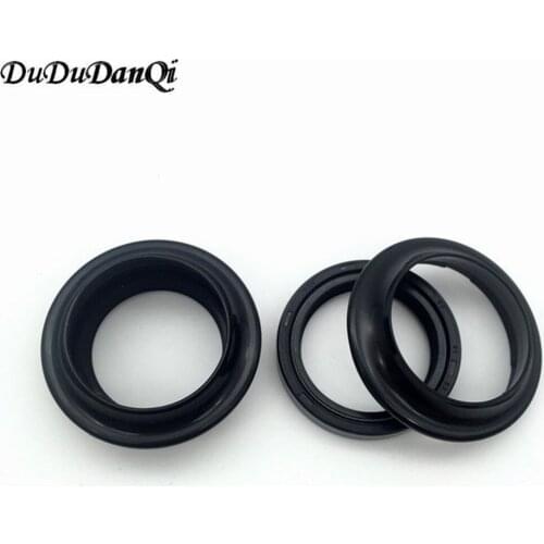 Motorcycle front shock absorber oil seal and dust cover 1 set Fits for 88-90 KAWASAKI ZX1000 NINJA ZX-10