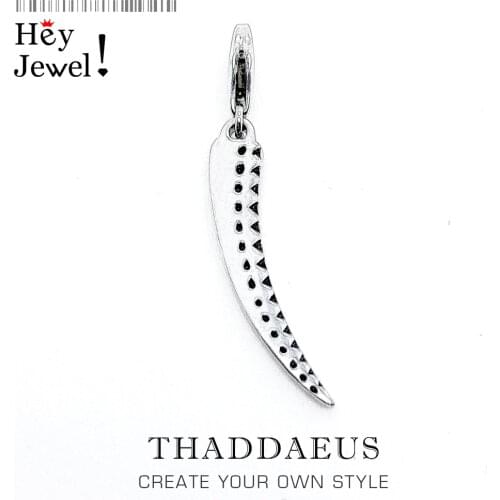 Tooth Charms Pendant Fashion Jewelry For Women Men Vintage Gift Europe Traditional Decorations Charm 925 Sterling Silver