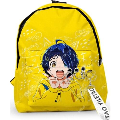 WONDER EGG PRIORITY Ohto Ai Anime print backpack student bag childrens leisure backpack college style school bag cosplay