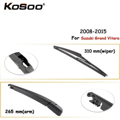 KOSOO Auto Rear Wiper Blade For Suzuki Grand Vitara,310 mm 2008-2015 Rear Window Windshield Wiper Blades Arm,Car Accessories