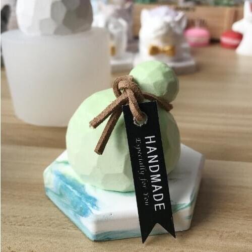 On-board decoration silicone mold fondant cake mold decoration aroma ball plaster 3D cactus mould handmade soap aroma stone mold