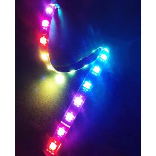 Light Strip Compact Soft LED Strip 500mm Cable High Brightness Reliable 5V ARGB 24 Lamp Beads Soft LED Strip