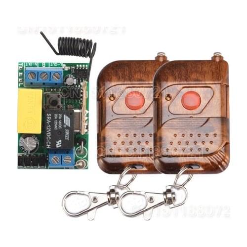 Smart Home AC 220V Wireless Switch 1CH Lamp Light LED Bulb Power Remote Control ON OFF ASK Appliances Remote Lighting Learning