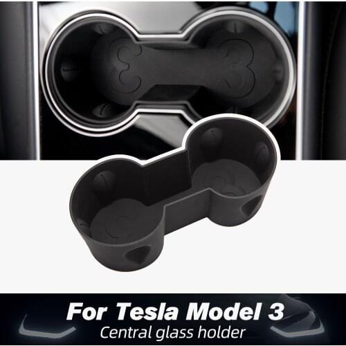 Tesla model 3 Car Armrest Center Console Storage Box For Tesla Model 3(M3) 2016 2017 2018 2019+ Phone Cup Holder Drinks Holders